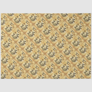 Papier Mousseline LETTRE INITIALE B DANGER Vintage