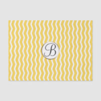Lettre initiale de monogramme à impression chevron