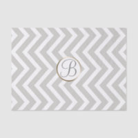 Lettre initiale de monogramme à impression chevron