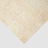 Papier Mousseline Lettre manuscrite Cursive (Détail)