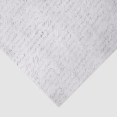 Papier Mousseline Lettre manuscrite Cursive (Détail)
