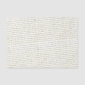 Papier Mousseline Lettre manuscrite Cursive (Recto)