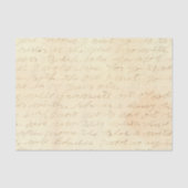 Papier Mousseline Lettre manuscrite Cursive (Recto)