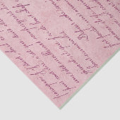 Papier Mousseline Lettre manuscrite vintage (Détail)