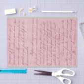 Papier Mousseline Lettre manuscrite vintage (Artisanat)