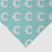 PAPIER MOUSSELINE LETTRE MINTONNE C (Détail)