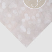 PAPIER MOUSSELINE LETTRE MONOGRAPHIQUE LITTÉRALE BLANCHE ÉCLAIRÉ INI (Détail)