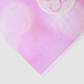 Papier Mousseline LETTRE MONOGRAPHIQUE LITTÉRALE LITTÉRALE rose (Détail)