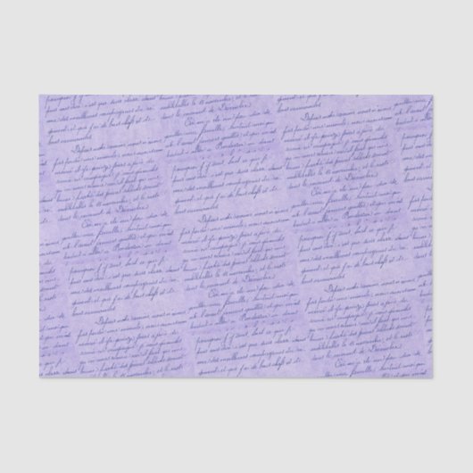 PAPIER MOUSSELINE LETTRE VINTAGE (Recto)