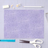 PAPIER MOUSSELINE LETTRE VINTAGE (Artisanat)