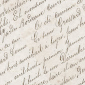 Papier Mousseline LETTRE vintage JARDIN BOtanique