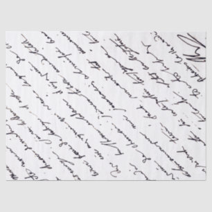 Papier Mousseline Lettre Vintage Napoléon