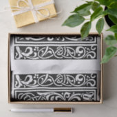 Papier Mousseline Lettre Z Monogramme médiéval Art Nouveau (Cadeau)