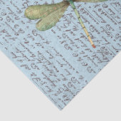 Papier Mousseline Lettres de calligraphie vintage rustique tendance (Détail)