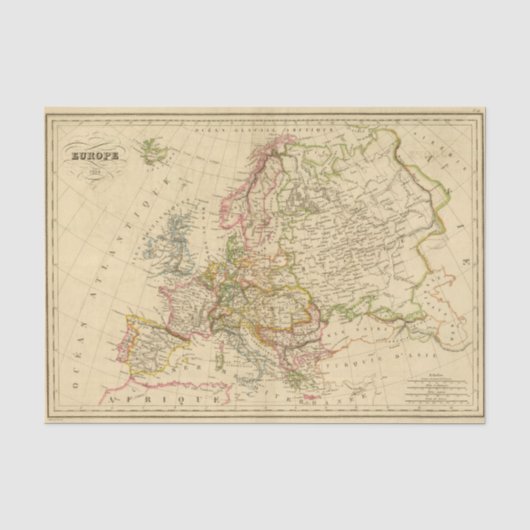 Papier Mousseline L'Europe 27 (Recto)