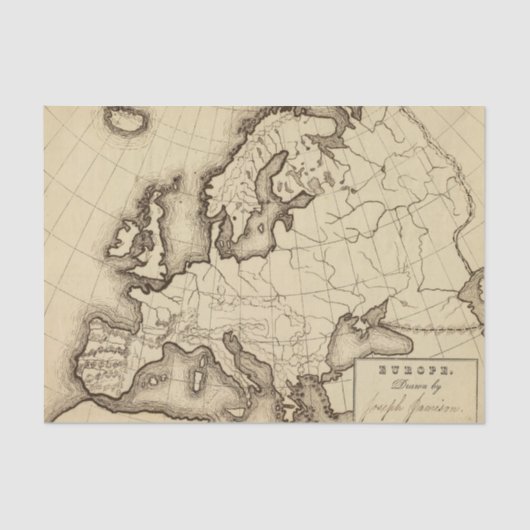 Papier Mousseline L'Europe 45 (Recto)