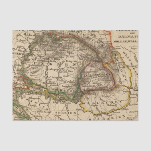 Papier Mousseline L'Europe de l'Est (Recto)