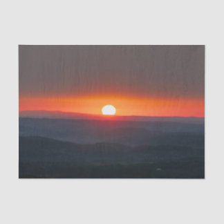 Papier Mousseline Lever de soleil en Dordogne