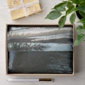 Papier Mousseline Lever du soleil à travers Icicles hiver Photograph (Cadeau)