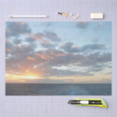 Papier Mousseline Lever du soleil sur Sea I Pastel Seascape (Artisanat)