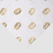 Papier Mousseline Lèvres à huile d'or (Détail)