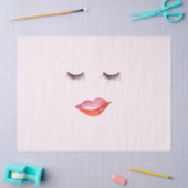Papier Mousseline Lèvres et cils (Artisanat)