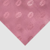 Papier Mousseline Lèvres rouges brillantes (Détail)