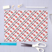 Papier Mousseline Lèvres rouges Clou à lèvres Polonaise Maquillage d (Artisanat)