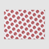 Papier Mousseline Lèvres Rouges Drôles (Recto)