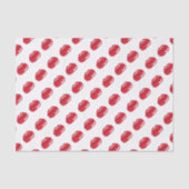 Papier Mousseline Lèvres Rouges Drôles (Recto)
