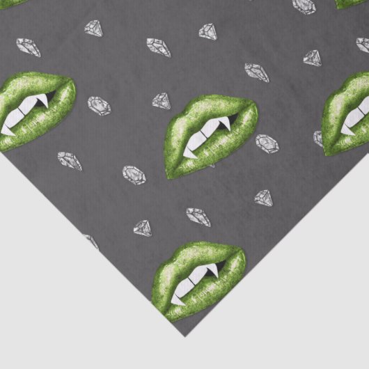 Papier Mousseline Lèvres Vampire (Détail)