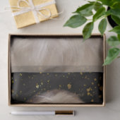 PAPIER MOUSSELINE LÉVRIER AFGHAN OR  (Cadeau)