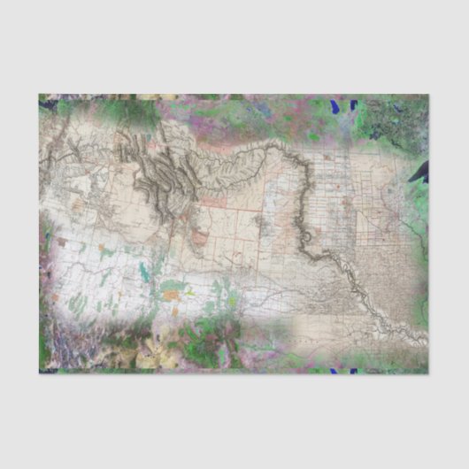 Papier Mousseline Lewis et Clark (Recto)