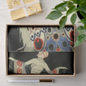 Papier Mousseline "L'Homme joyeux" Art déco de José Carlos (Cadeau)