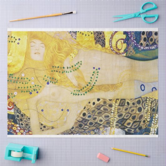 Papier Mousseline L'Hydra, Gustav Klimt (Artisanat)