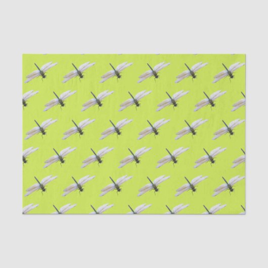 Papier Mousseline libellule (Recto)