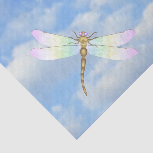Papier Mousseline libellule (Détail)