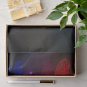 Papier Mousseline libellule rouge brillante (Cadeau)