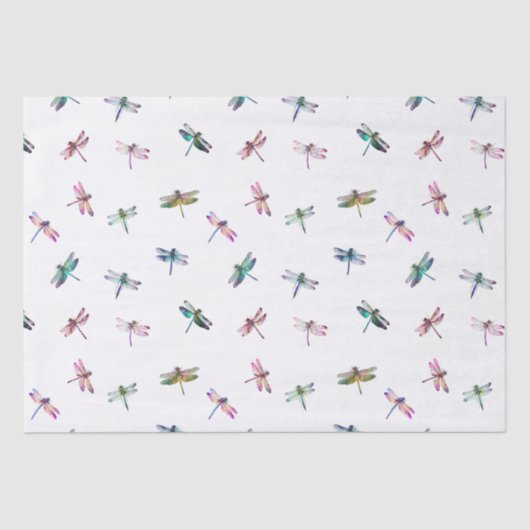 Papier Mousseline libellules (Recto)