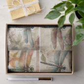 Papier Mousseline libellules (Cadeau)