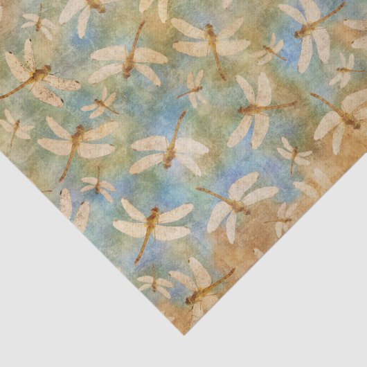Papier Mousseline Libellules sensibles (Détail)
