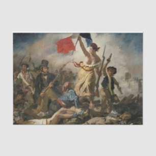 Papier Mousseline Liberté à la tête du peuple, Eugène Delacroix