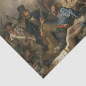 Papier Mousseline Liberté à la tête du peuple, Eugène Delacroix (Détail)