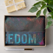 Papier Mousseline Liberté et honneur dans le papier découpage néon - (Cadeau)