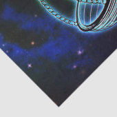 Papier Mousseline libra les écailles papier de tissu zodiaque (Détail)