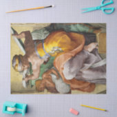 Papier Mousseline Libyan Sibyl, Chapelle Sixtine par Michel-Ange (Artisanat)