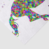 Papier Mousseline Licorne de mosaïque (Détail)