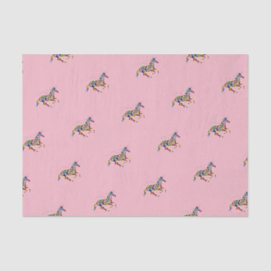 Papier Mousseline Licorne magique (Recto)