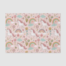 Licorne Rose Magique et Mignonne & Motif Enfants A