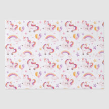 Licornes et Arc-en-ciel Fille Anniversaire Aquarel